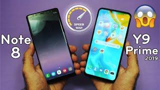 Huawei Y9 Prime 2019 vs Samsung Galaxy Note 8 Speed Test! Midrange vs Flagship