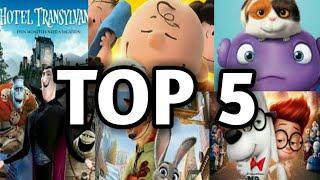 Top 5 Animation Movies You Need To Watch....