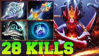 28 Kills QOP Dota 2 Mid - Best Queen Of Pain Dota 2 Pro Gameplay Guide Build 7.37