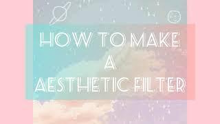 How to make a aesthetic filter in pollar 