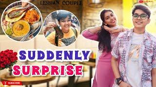 A Suddenly Surprise Datelovely Vibes Lesbian Couple Vlog️‍@Ghutu_Baban #lovingbirds #lgbt