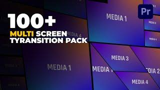 Multiscreen Transition: (Mogrt) Premiere Pro template