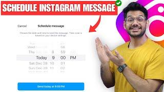 Instagram Schedule message | Instagram par message schedule kaise kare