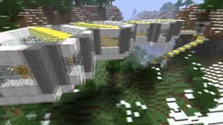 Minecraft - My Single Player World / Map - Floating House + Treehouse