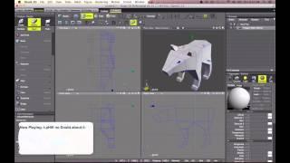 Shade 3D  Fast Forward Video Tutorial: Simple Box Modeling