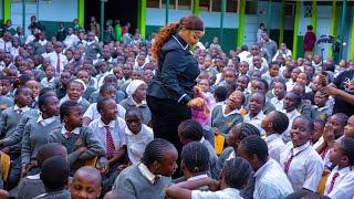 Wonderful moments as the Natasha Hand of Compassion Team reached out to students at Kawangware PRI.