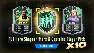 FIFA 22 10 x FUT Hero Shapeshifters & Captains Player Pick Packs!