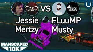 Manscaped 10K | ep.9 | Jessie & Mertzy vs FLuuMP & Musty | Rocket League 2v2 Tournament