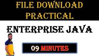 file download  practical using servlet in Enterprise java