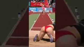 Incredible.. Isabel POSCH Women's Long Jump. #shorts #athletics