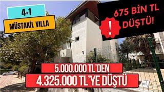 ‼️ACİL SATILIK! 4,350.000 TL ‘ye  DÜŞTÜ‼️ Bu Villa AKBÜK SAHİL EMLAK OFİSİNİN YETKİLİ YERİDİR.