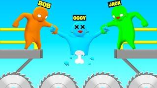 Jack And Betrayed Oggy And This Happened ( Gang Beasts ) Rock Indian Gamer |