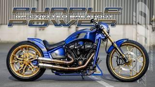 Thunderbike Purple Power - customized Harley Davidson Breakout