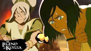 Toph Removes The Poison From Korra  | Full Scene | The Legend of Korra