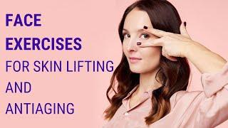 Face Exercises for Skin Lifting and Antiaging | Facebuilding | Face Yoga| Jenya Baglyk Face School