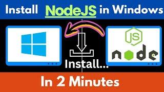 How to Install Node.js on windows 11 | windows step by step guide.@codingeg9814