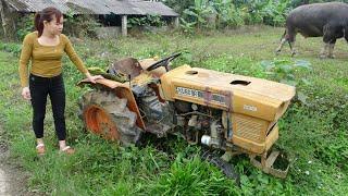 Repair and Replace Broken Parts Agricultural Machine. Diesel Injector Repair | GENIUS GIRL MECHANIC