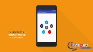 Xamarin Android Tutorial - Circle Menu