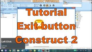 Tutorial Exit Button - Construct 2