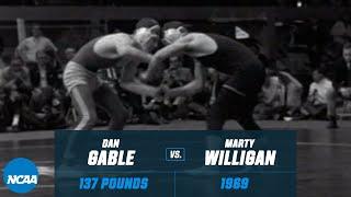 Dan Gable vs. Marty Willigan: 1969 NCAA wrestling title (no sound)