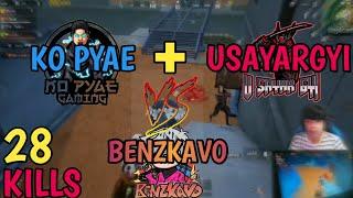 BENZKAVO Vs KO PYAE AND USAYARGYI | Benzkavo Vs Myanmar Streamers : EPISODE 4