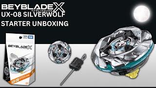 Free Spinning Blade! UX-08 Silver Wolf 3-80FB Starter Unboxing & Review | Beyblade X