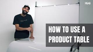 How To Use The Manfrotto Product Table