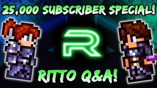 Ritto Q&A! 25,000 Subscribers Special! Anna & Magnus Terraria Calamity Gameplay! Question and Answer