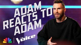 Adam Levine Reacts to His Greatest Hits on The Voice | NBC