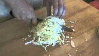 How To Shred Cabbage For Coleslaw