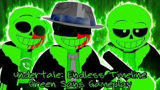 Undertale: Endless Timeline Green Sans Gameplay