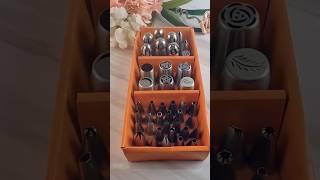 1M piping tip cupcakes decorating #shorts #viral #cakeviral #pipingtips