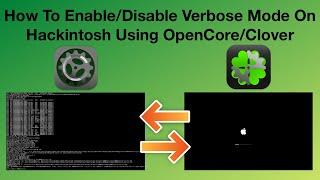 How to Enable or Disable Verbose on Hackintosh