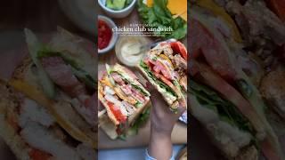 Chicken club sandwich  ( recipe in description)