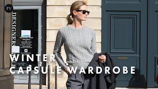 Your Guide to a Chic Winter Capsule Wardrobe | Parisian Vibe