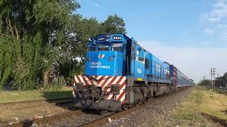 Locomotora EMD GM GT-22-CW A924 + Formación Por Av Pueyrredón (José C. Paz)