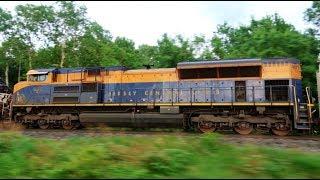 Chasing Central Railroad of New Jersey Heritage Locomotive