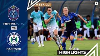 Memphis 901 FC vs. Hartford Athletic - Game Highlights | 08-06-2022