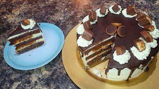 Snickers Cake #cake #snickers