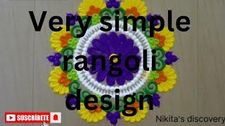 festival special rangoli design|rangoli design|free hand rangoli|simple rangoli design