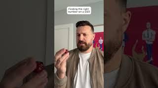 Finding a number on a D20 shouldn't be that hard....