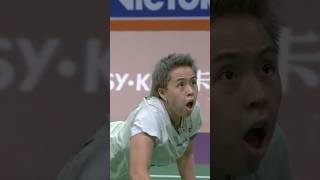 Dives on point.  #SudirmanCupFinals #Suzhou2023 #badminton