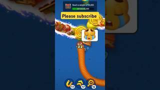 WORMSZONE.IO GIANT SLITHER SNAKE TOP 01/Epic WormsZone Best Gameplay#shorts#ytshorts #snake #worms