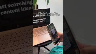 POV: You’re part of the social media marketing team.