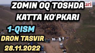 DRON TASVIR.1-QISM.ZOMIN OQTOSHDA KATTA KOʻPKARI.28.11.2022.