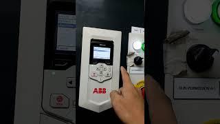 ABB ACS880 Motor Controller 1232 kW Motor Manual Start #electrical #shorts #viral #motor