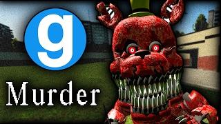 BLOODY NIGHTMARE FREDBEAR MURDER MYSTERY With Subs | Five Nights at Freddy's Garry's Mod (Sandbox)