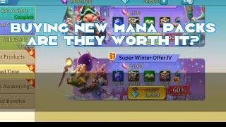 Lords Mobile- Buying New Mana Packs, Upgrades Coming