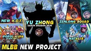 NEW ZENLONG SKIN (YU ZHONG, MIYA & MORE) | POPOL & KUPA STARLIGHT | NATALIA EPIC - MLBB #whatsnext