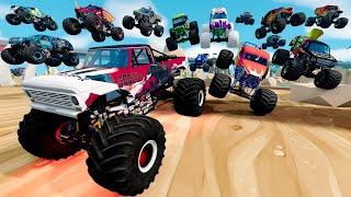 Monster Truck Mayhem: Insane Mega Ramp Action!